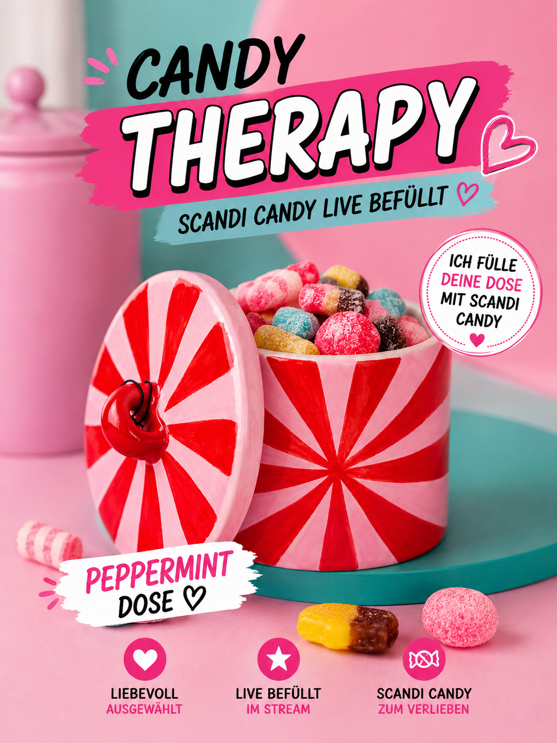 Candy Therapy – Peppermint Dose mit Scandi Candy