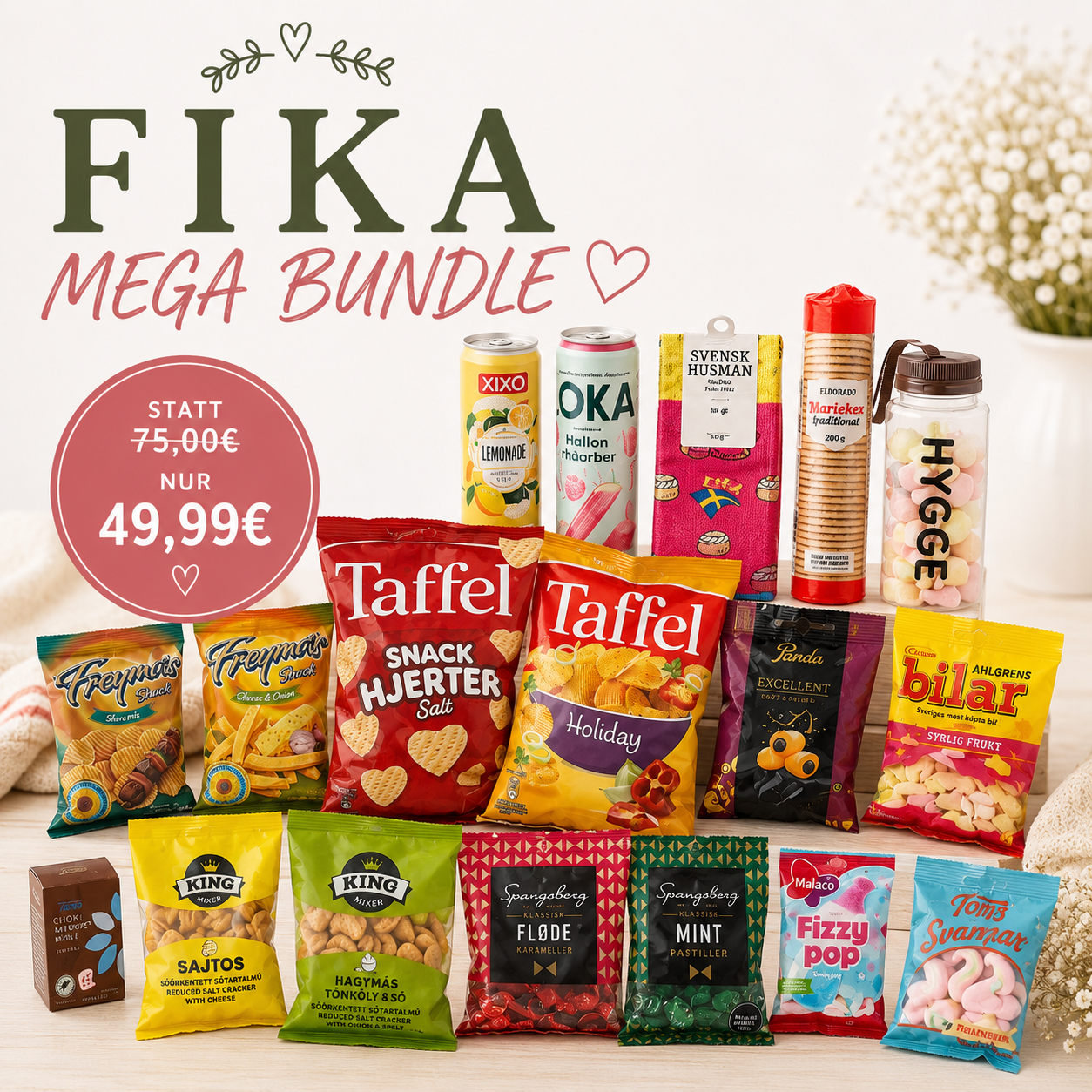 🇸🇪 FIKA MEGA BUNDLE – süß, salzig & richtig skandinavisch
