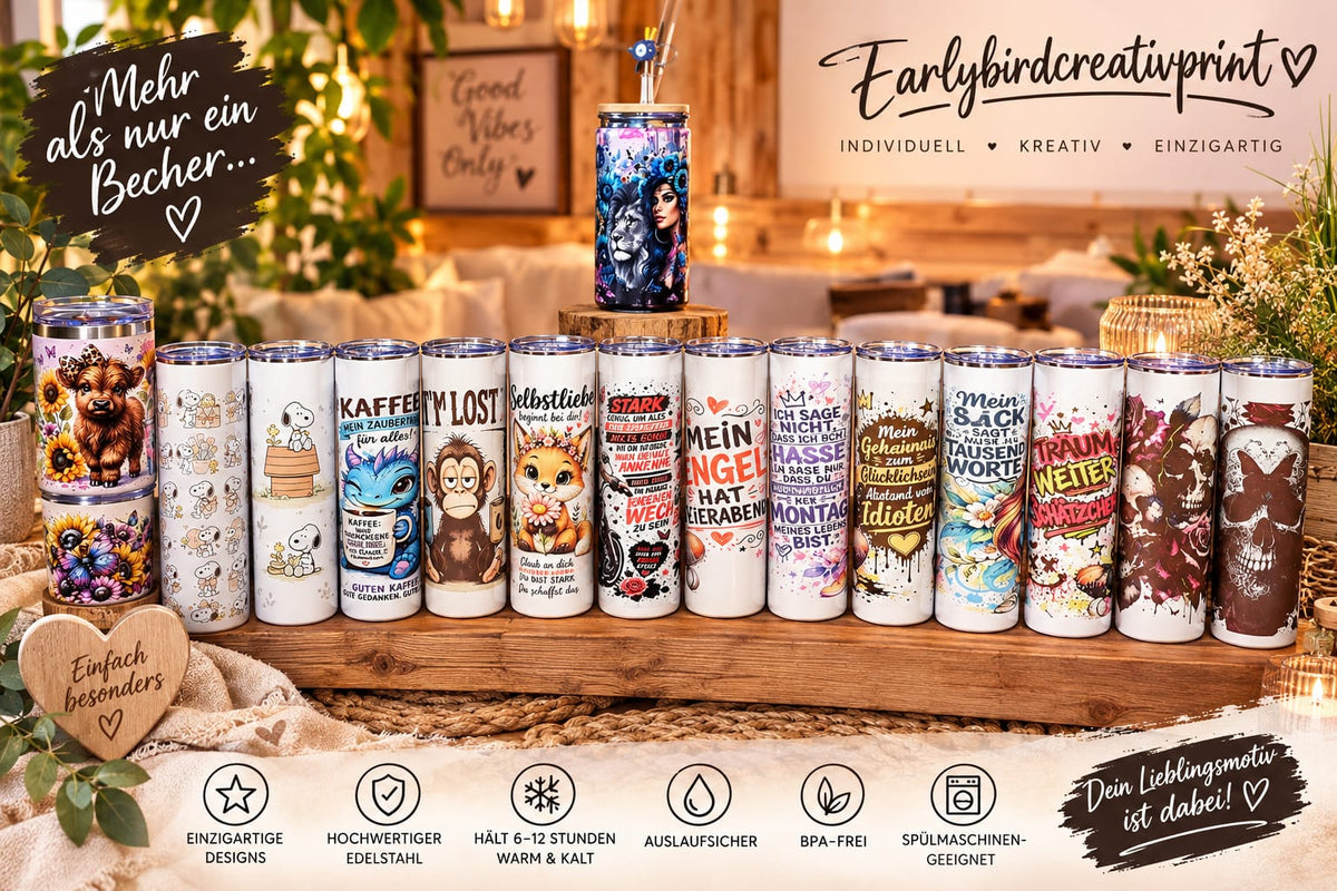 30 OZ Tumbler (887 ml) – Personalisierbar, auslaufsicher & stylisch🥤💖